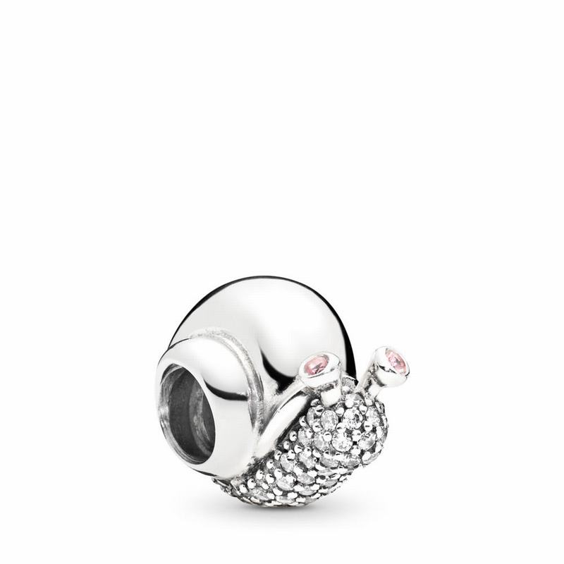 Talismane Pandora Sparkling Snail Argint/Roz (MoSWAF9K)